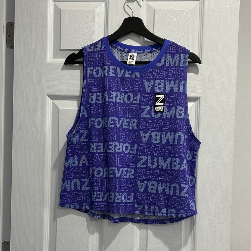 ZUMBA SALE! Purple Graphic Muscle Tee